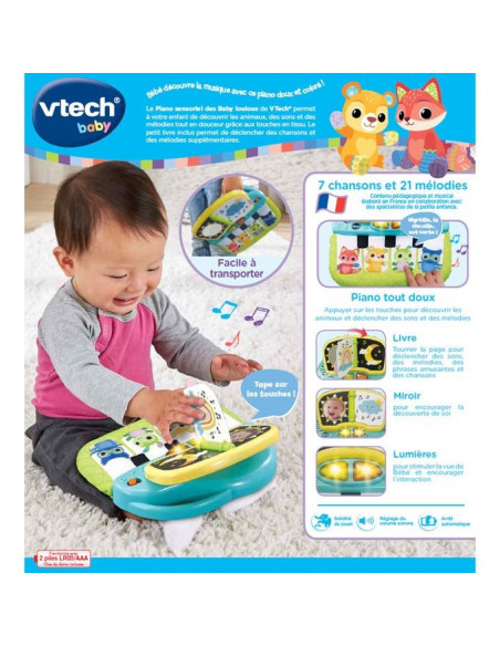 Vtech Piano sensoriel des Baby loulous - Jouet interactif 3 -
