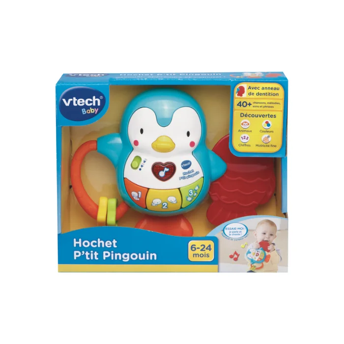 Vtech Hochet P'tit pingouin 6 - 24mois Hochet - Vtech Maroc