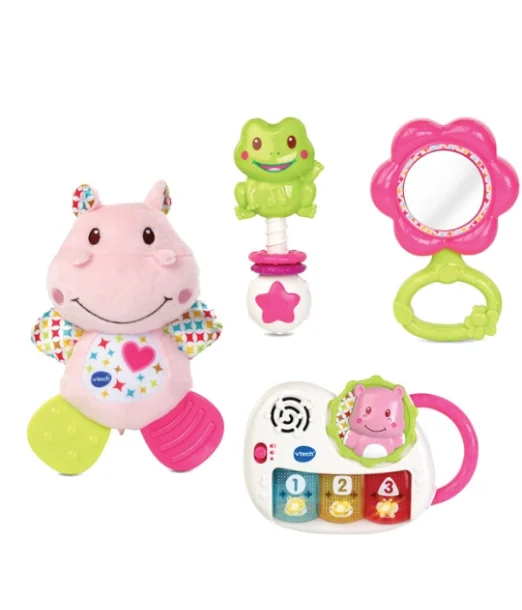 Vtech Coffret naissance Rose - Eveil des Sens 0m+ au Maroc - Baby And Mom 2