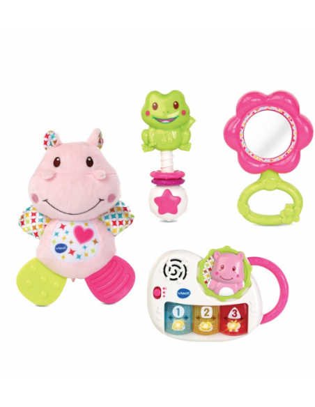 Vtech Coffret naissance Rose - Eveil des Sens 0m+ Jouet -