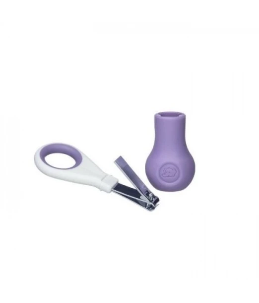 Bébé Confort ergonomic nail clippers with base - violet