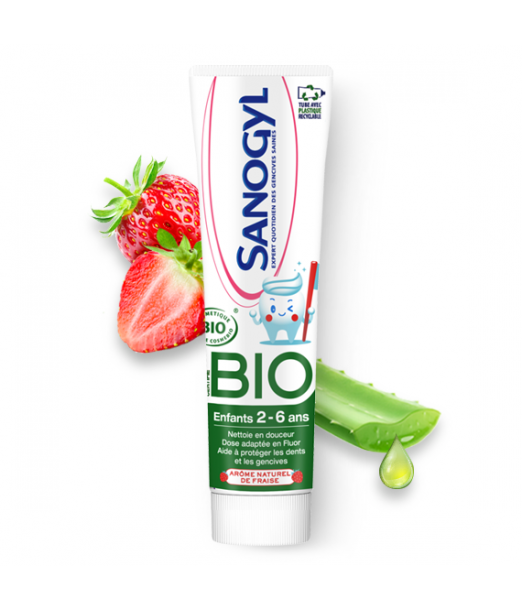 Dentifrice Bio Enfants 2 - 6ans Sanogyl Dentifrice - Maroc