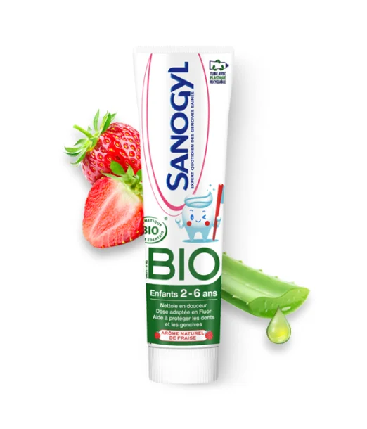 Dentifrice Bio Enfants 2 - 6ans Sanogyl Dentifrice - Maroc