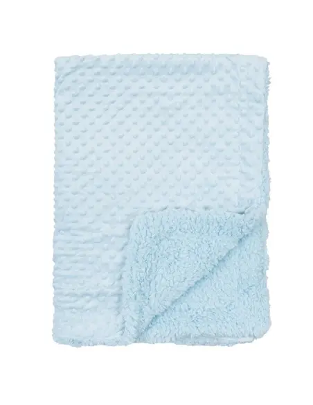 Couverture dots double face en bleu Couverture - Maroc