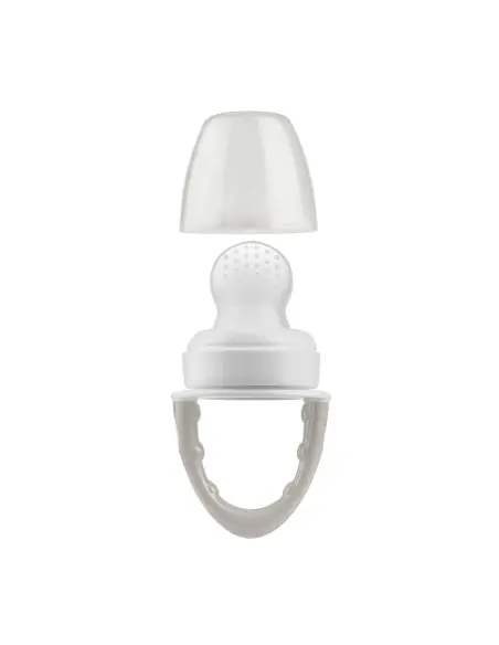 Dr Brown's pacifier feeder from 4 months — grey