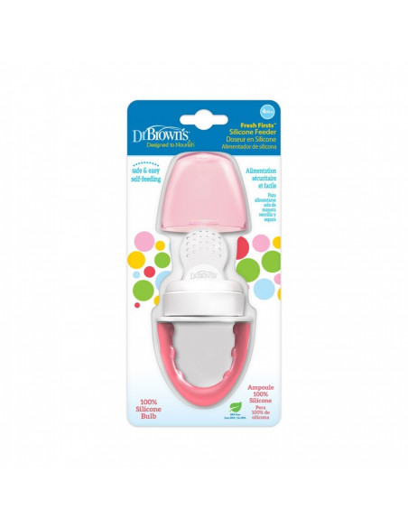 Dr Brown's Sucette Grignoteuse 4m+ Rose Sucettes - Dr Brown's