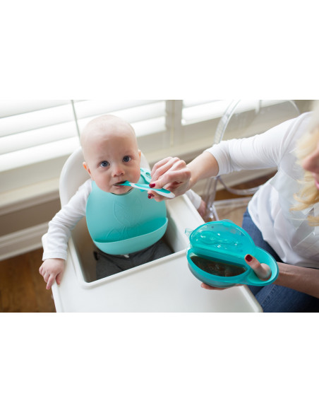 Dr Brown's Bol et Cuillère à Couvercle 4m+ Vaisselle bébé - Dr