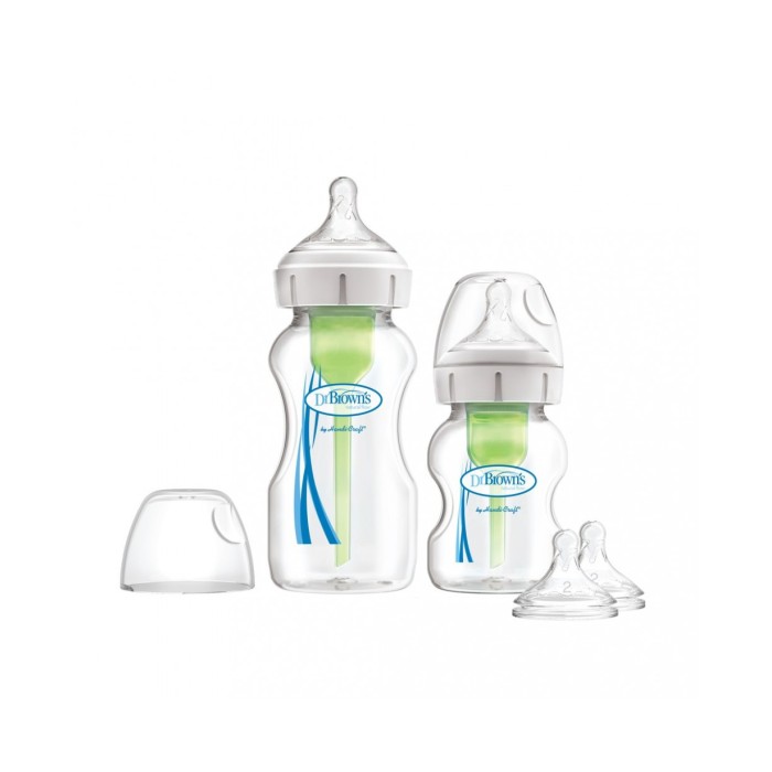 Dr Brown's Pack 2 biberons + 2 tétines Biberon & Accessoires -