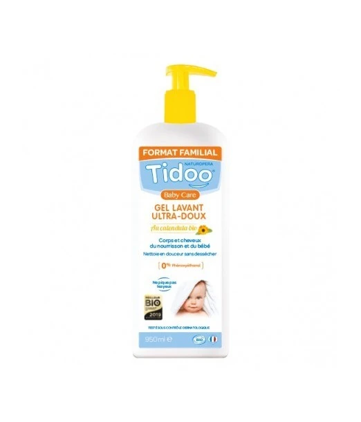 Tidoo Ultra-gentle foaming cleansing gel with Calendula - 950 ml