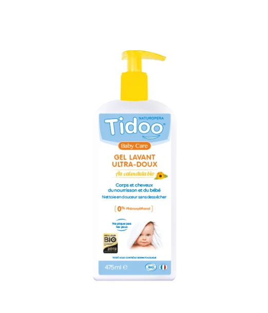 Tidoo Ultra-soft foaming cleansing gel with calendula 475ml