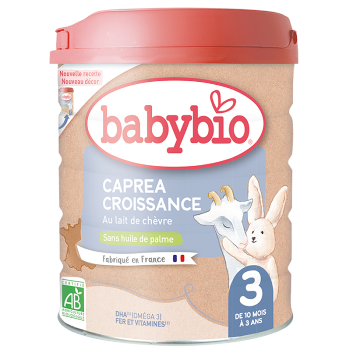 Babybio CAPREA 3 Croissance au Lait de Chèvre 800g Céréales &