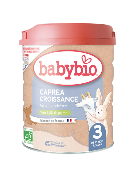Babybio CAPREA 3 Croissance au Lait de Chèvre 800g Céréales &
