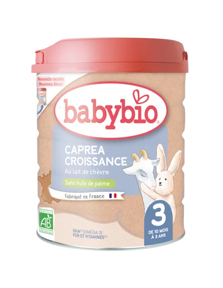 Babybio CAPREA 3 Croissance au Lait de Chèvre 800g Céréales &