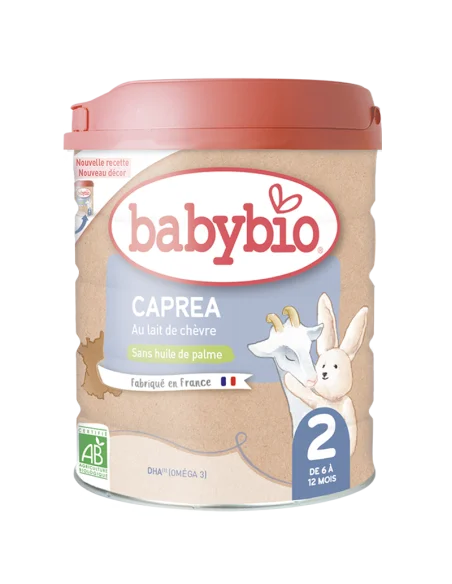 Babybio CAPREA 2 au Lait de Chèvre 800G Céréales & Compotes -