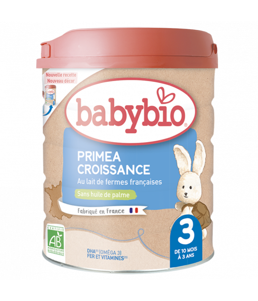 Lait Infantile Primea3 800g Babybio Dès 10mois