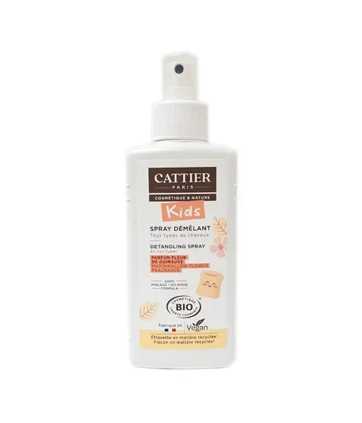 Cattier Spray Démêlant kids 200ml 3ans+ Cheveux & Corps -