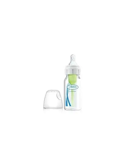 Dr Brown's glass baby bottle 120 ml narrow neck — photo 2