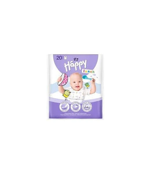 Happy disposable bibs 20 units