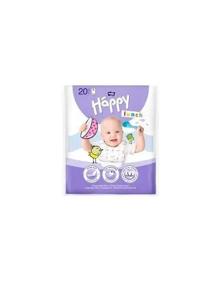 Happy disposable bibs 20 units