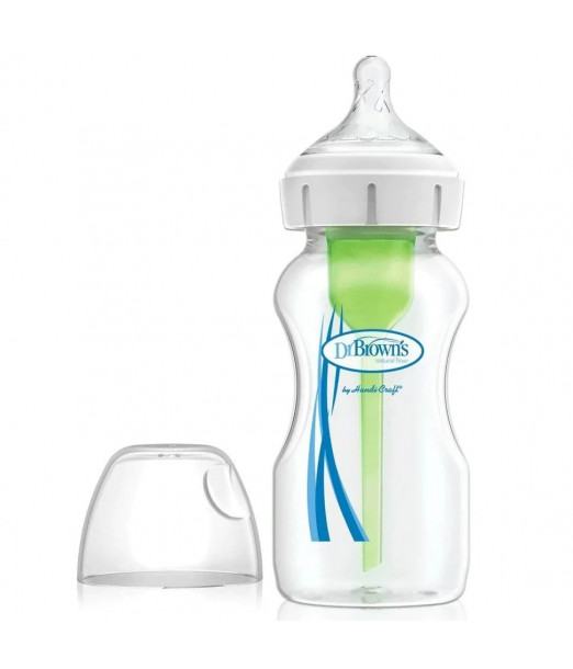 Dr Brown's Biberon en verre 270ml Cole large Biberon & 2