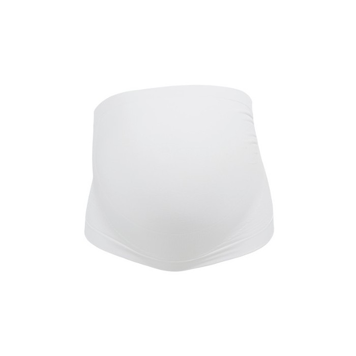 Bandeau de soutien pour la grossesse - Blanc Soin Vergetures -