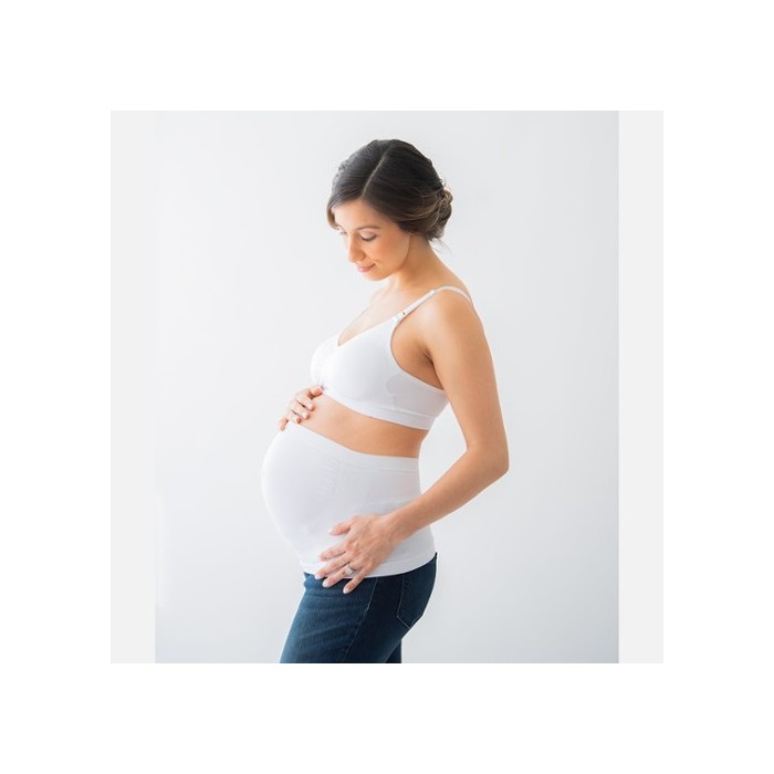 Bandeau de soutien pour la grossesse - Noir Soin Vergetures -