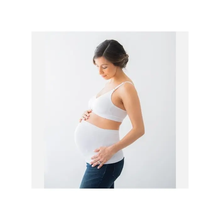 Bandeau de soutien pour la grossesse - Noir Soin Vergetures -