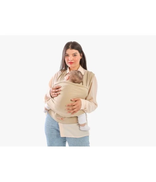 sling with waist belt - beige