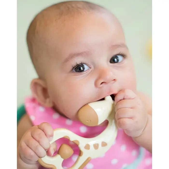 Dr Brown's Anneau de dentition Girafe 3m+ Anneau de dentition 