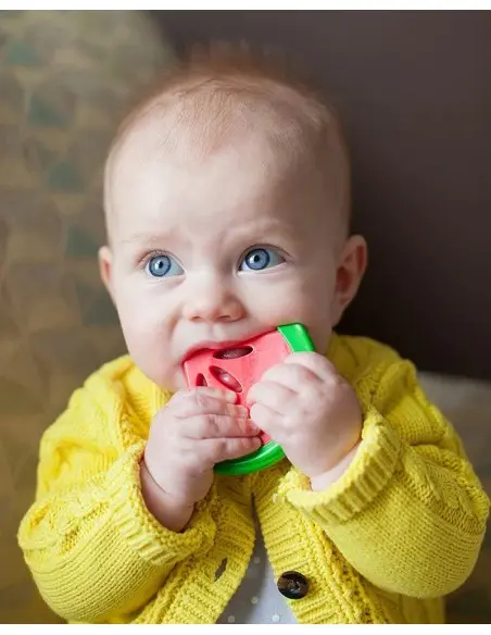 Dr Brown's Anneau de dentition Pastèque 3m+ Anneau de dentition
