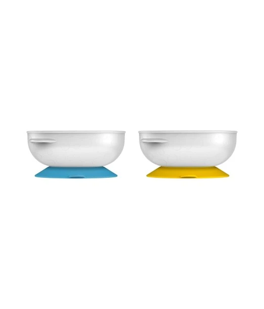 Dr Brown's 2 non-slip suction bowls from 4 months