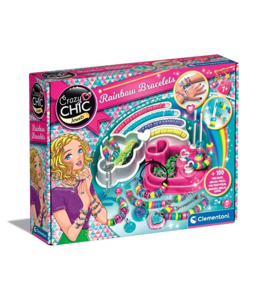 Clementoni Crazy Chic Rainbow Bracelets Jeux éducatifs - Maroc