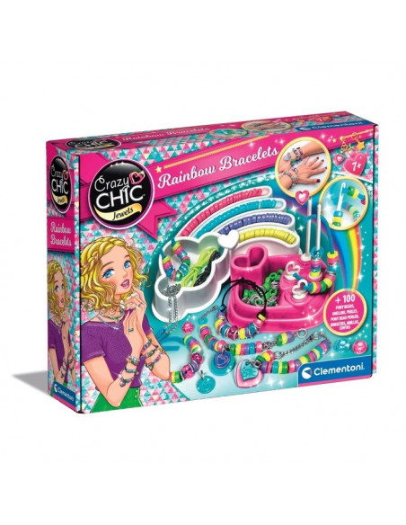 Clementoni Crazy Chic Rainbow Bracelets Jeux éducatifs - Maroc