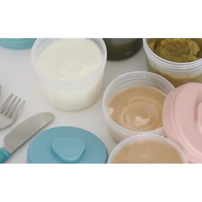 6 Portions Clip Béaba 2x90ml + 4x150ml Vaisselle bébé - Beaba
