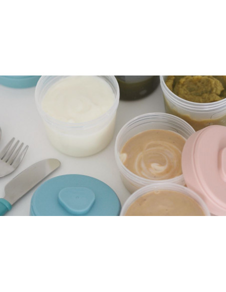 6 Portions Clip Béaba 2x90ml + 4x150ml Vaisselle bébé - Beaba