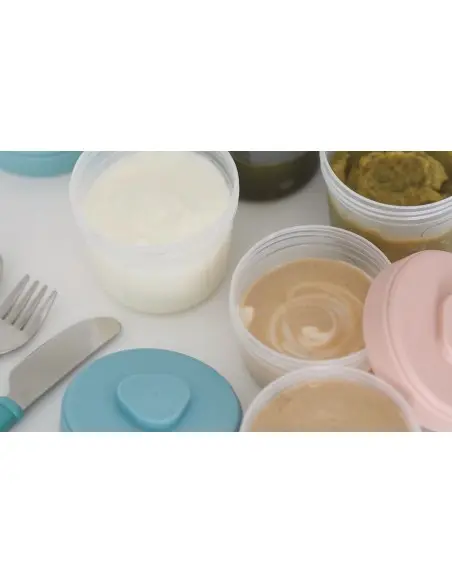 6 Portions Clip Béaba 2x90ml + 4x150ml Vaisselle bébé - Beaba