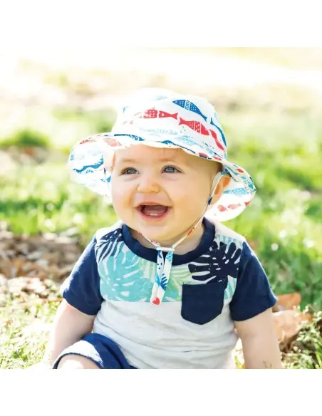 UV-protective Tribal fish Tiny Twinkle hat — photo 3