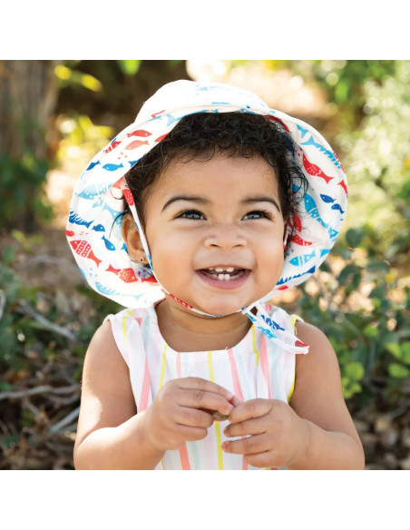 Chapeau Anti-UV Tribal fish Tiny Twinkle Chapeau - Tiny