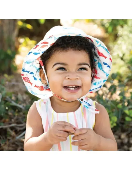 Chapeau Anti-UV Tribal fish Tiny Twinkle Chapeau - Tiny