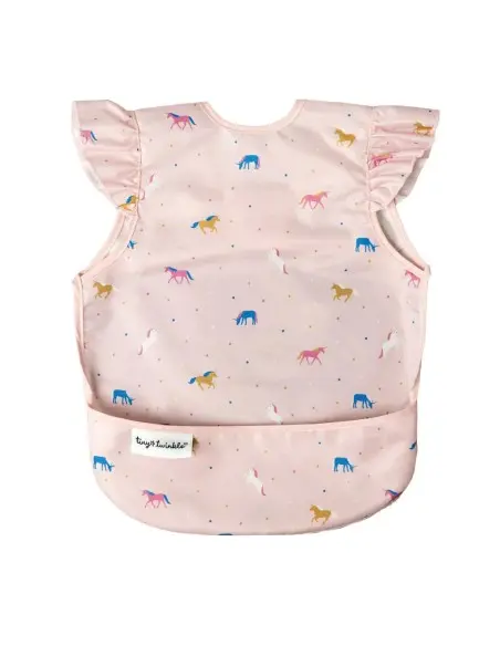 Ruffle bib Mess-proof - Unicorn Confetti Tiny Twinkle 6m+