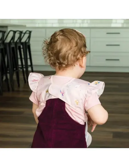 Ruffle bib Mess-proof - Unicorn Confetti Tiny Twinkle 6m+ — photo 3