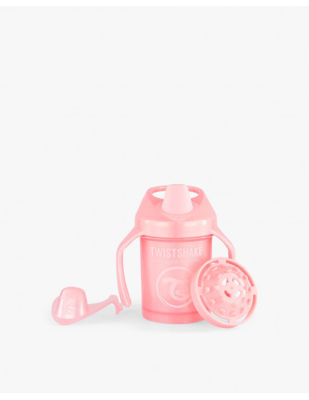 Tasse à Bec Twistshake Anti-fuites 230ml 4m+ Pearl Pink