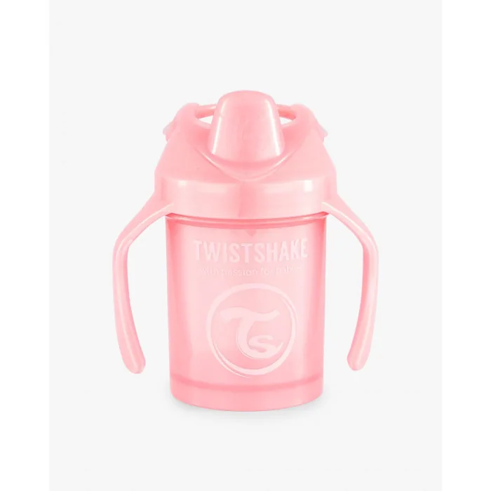 Tasse à Bec Twistshake Anti-fuites 230ml 4m+ Pearl Pink