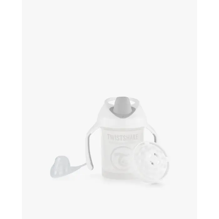 Tasse à Bec Twistshake Anti-fuites 230ml 4m+ Blanc Vaisselle