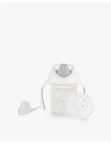Tasse à Bec Twistshake Anti-fuites 230ml 4m+ Blanc Vaisselle
