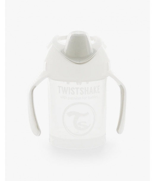 Tasse à Bec Twistshake Anti-fuites 230ml 4m+ Blanc Vaisselle