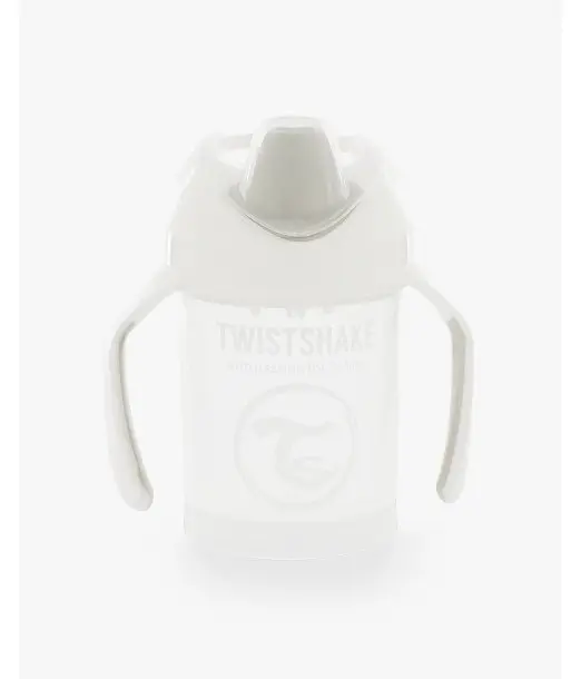 Tasse à Bec Twistshake Anti-fuites 230ml 4m+ Blanc Vaisselle