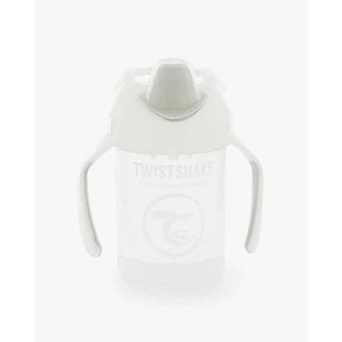 Tasse à Bec Twistshake Anti-fuites 230ml 4m+ Blanc Vaisselle