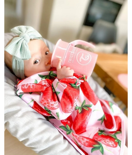 Tasse 360° Twistshake Anti-fuites 230ml 6m+ Rose Vaisselle bébé 2