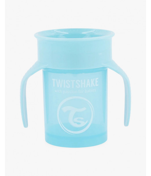 Tasse 360° Twistshake Anti-fuites 230ml 6m+ Bleu Vaisselle bébé